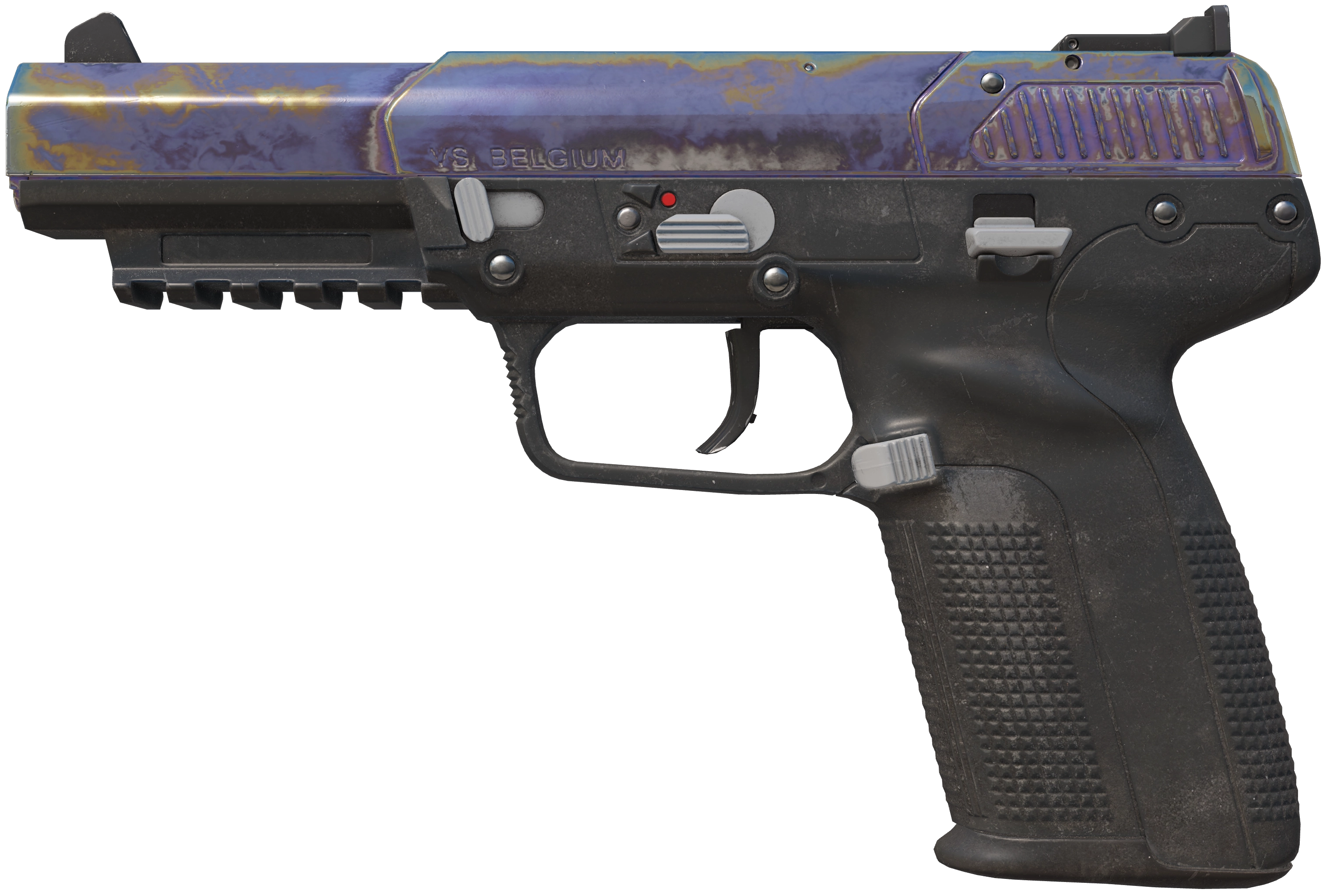 Five-SeveN | Heat Treated · Blue Gem unranked pattern #291